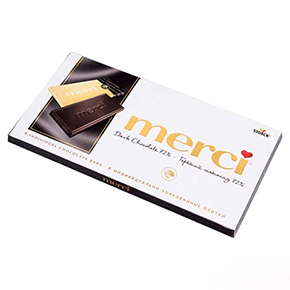 Шоколад merci 100гр (горький) в Москве