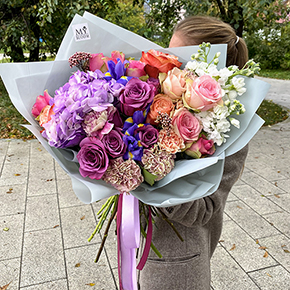 Букет ассорти Эсмеральда (50 см) в Москве