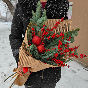 Букет "С наступающим Новым Годом" в Москве