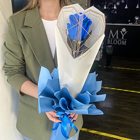 Синяя роза Эквадор Lux в Москве