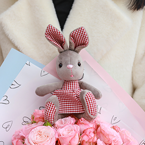 Плюшевая Зайка (микс расцветок) в Москве