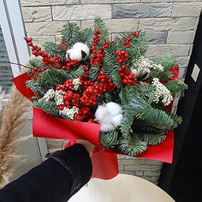 Букет Новогодняя атмосфера в Москве