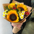 Букет подсолнухов с сантини San Up и ягодами гиперикума в Москве