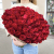 Букет 101 красная роза Кения в крафте (40 см) в Москве